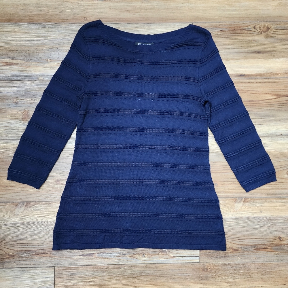 41 Hawthorne Stitchfix Sweater Women's S Petite Navy Blue NEW